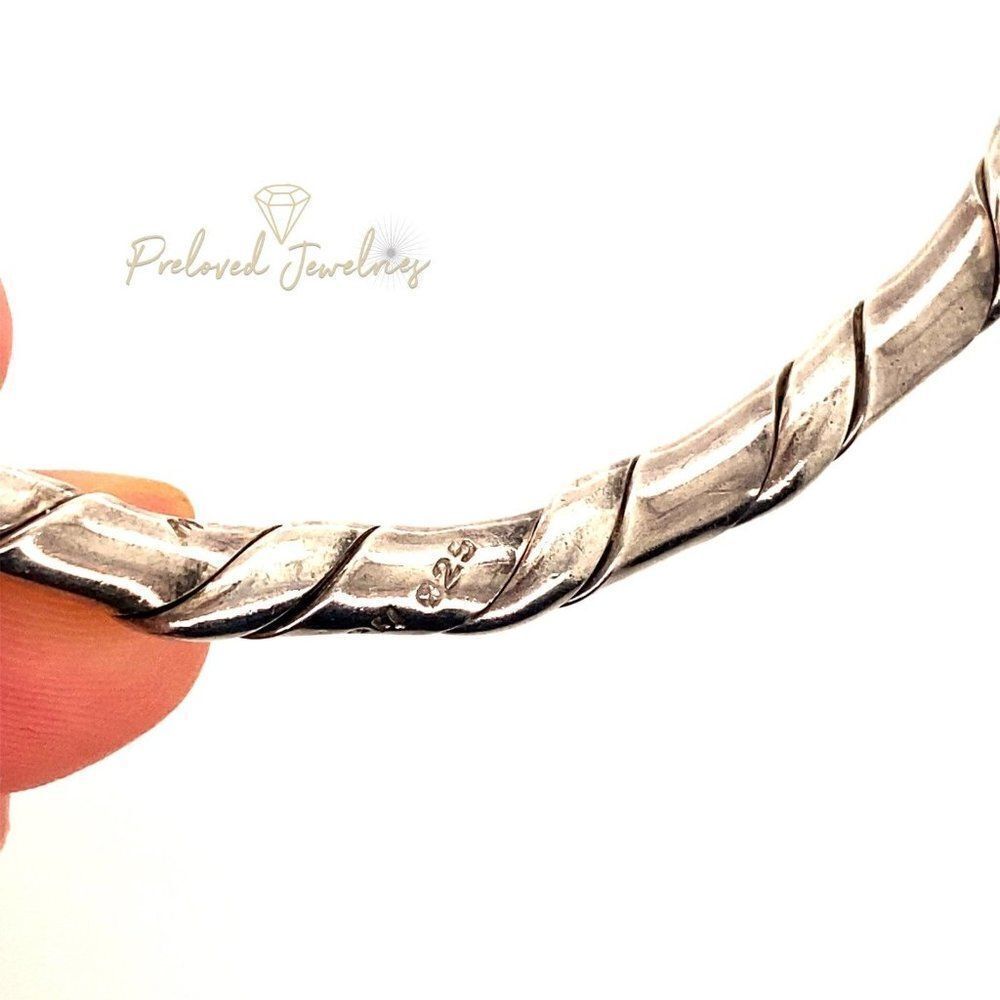 Mexican925twisted Bangle - image 4